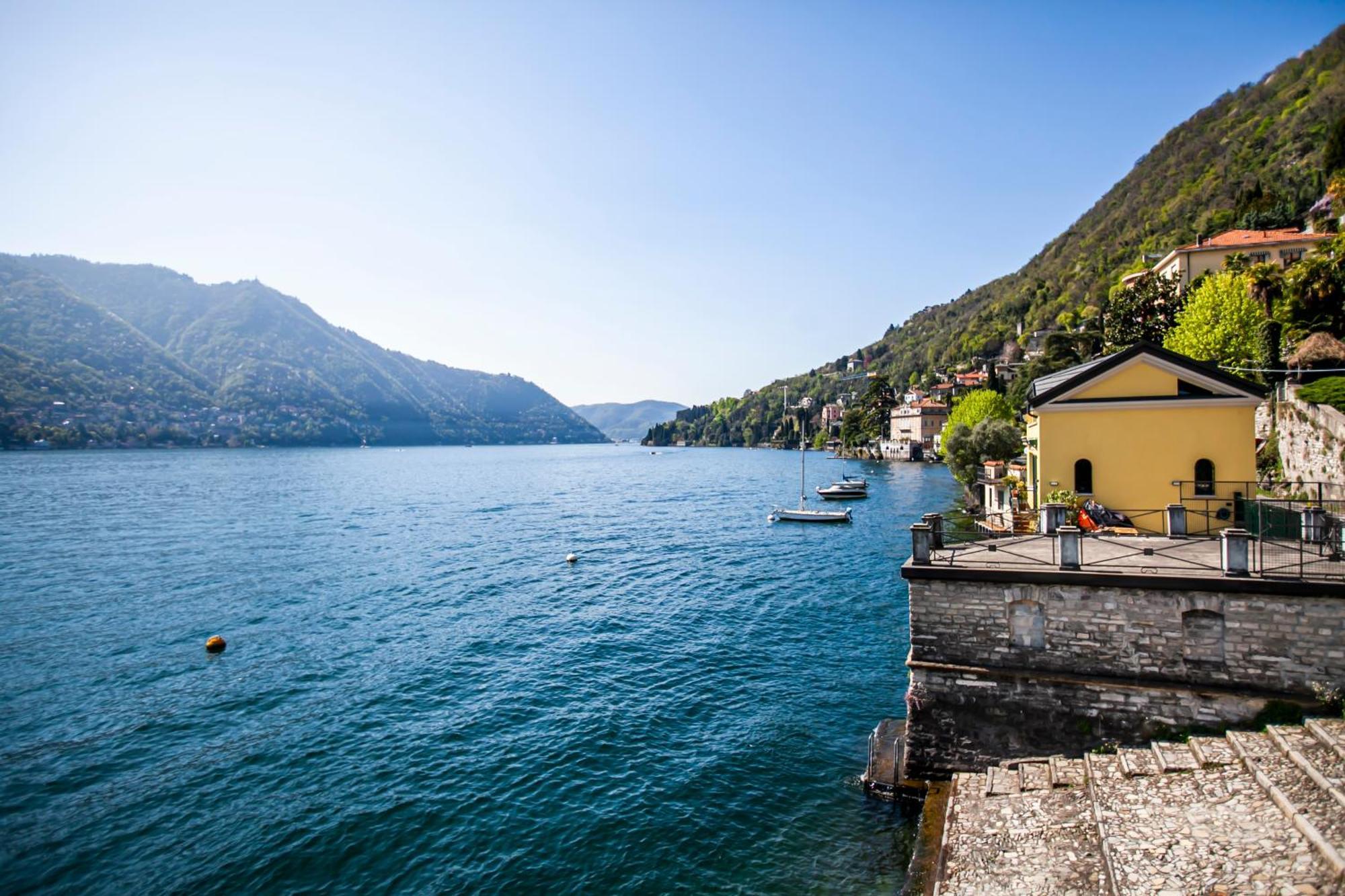 Darsena Di Riva Grande Hotel Moltrasio Exterior foto